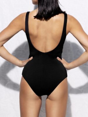 bañador con zip dw60b